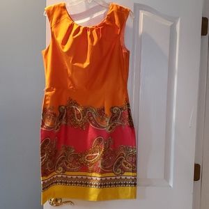 GORGEOUS SPENSE COLORFUL, SLEEVELESS DRESS